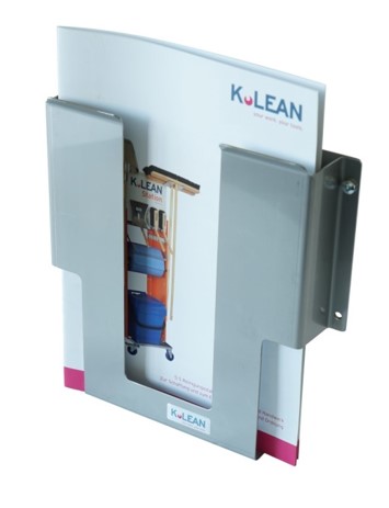 Dokumentenhalter aus Edelstahl für Prospekte, Dokumente, Wartungspläne, etc.