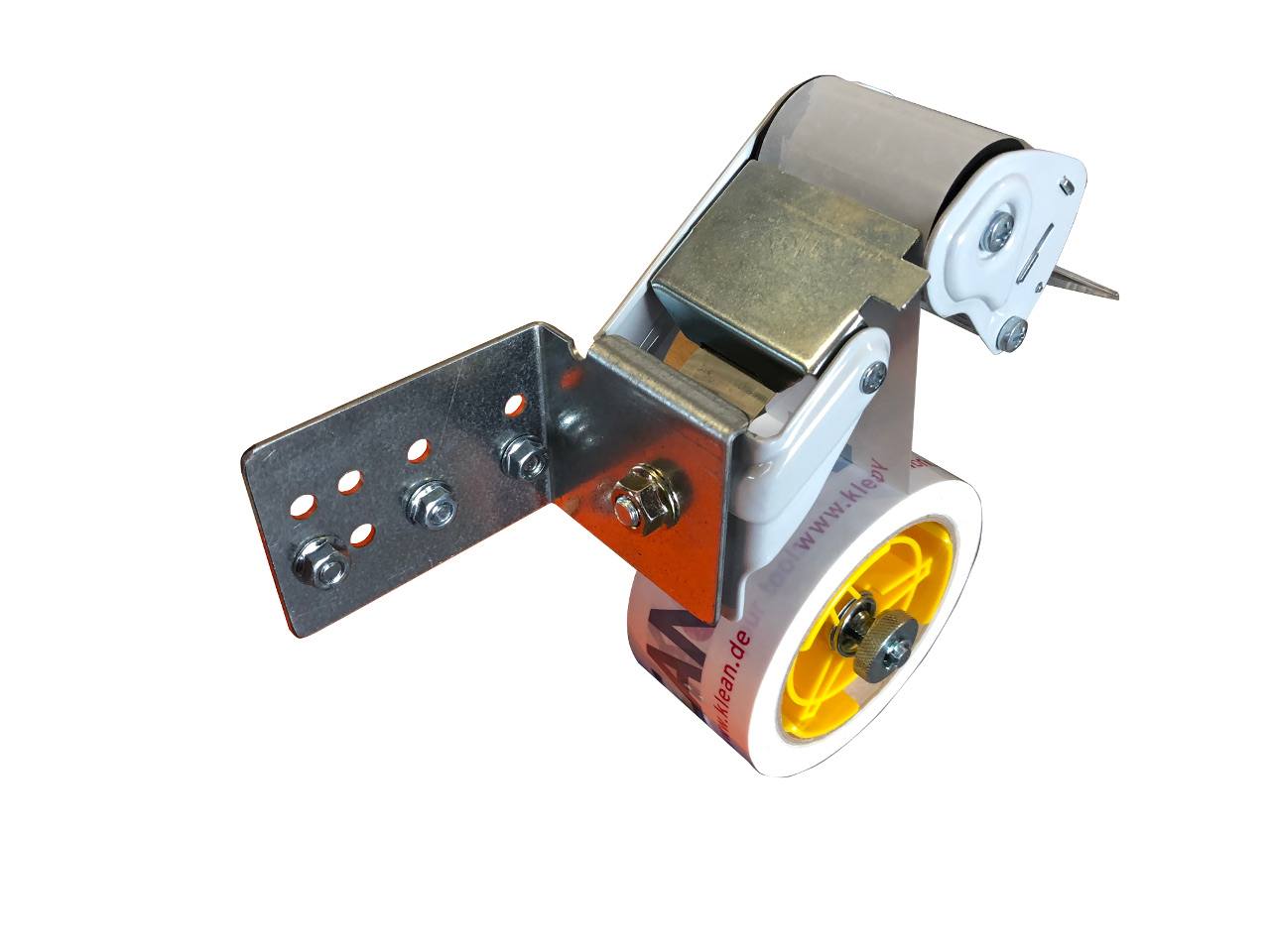 Dispensador de cinta adhesiva 5S con función de solapa de empuje