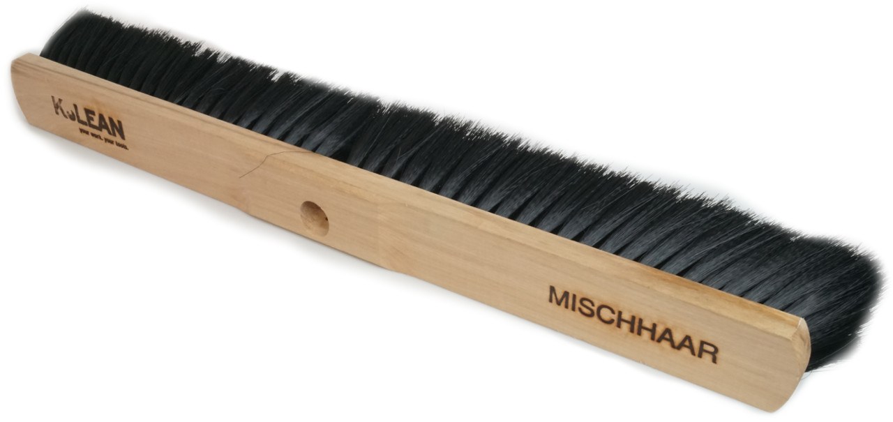 soft broom with mixed hair mixture - without handle