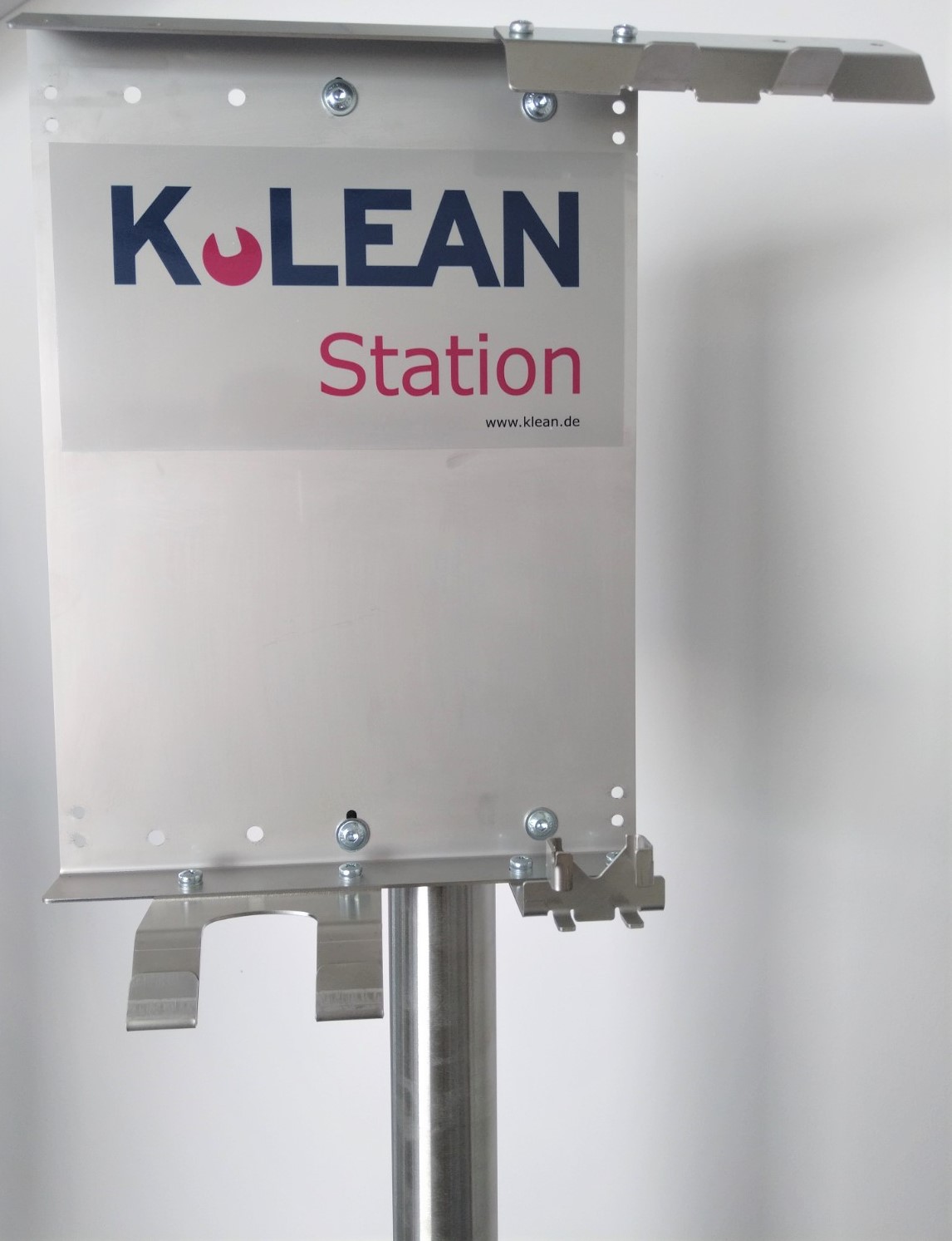 K.Lean Stazione 300-3 con supporto - acciaio inossidabile