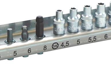 Gereedschapshouder voor 1/4" contactdozen