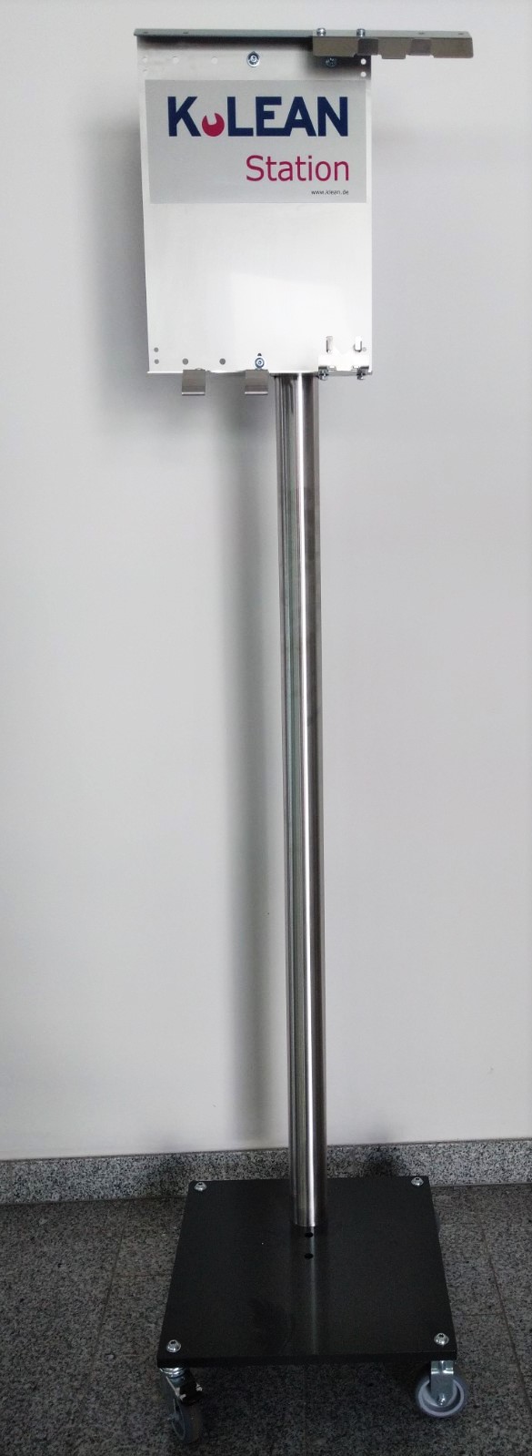 K.Lean Station 300-3 mit Standfuß - Edelstahl 