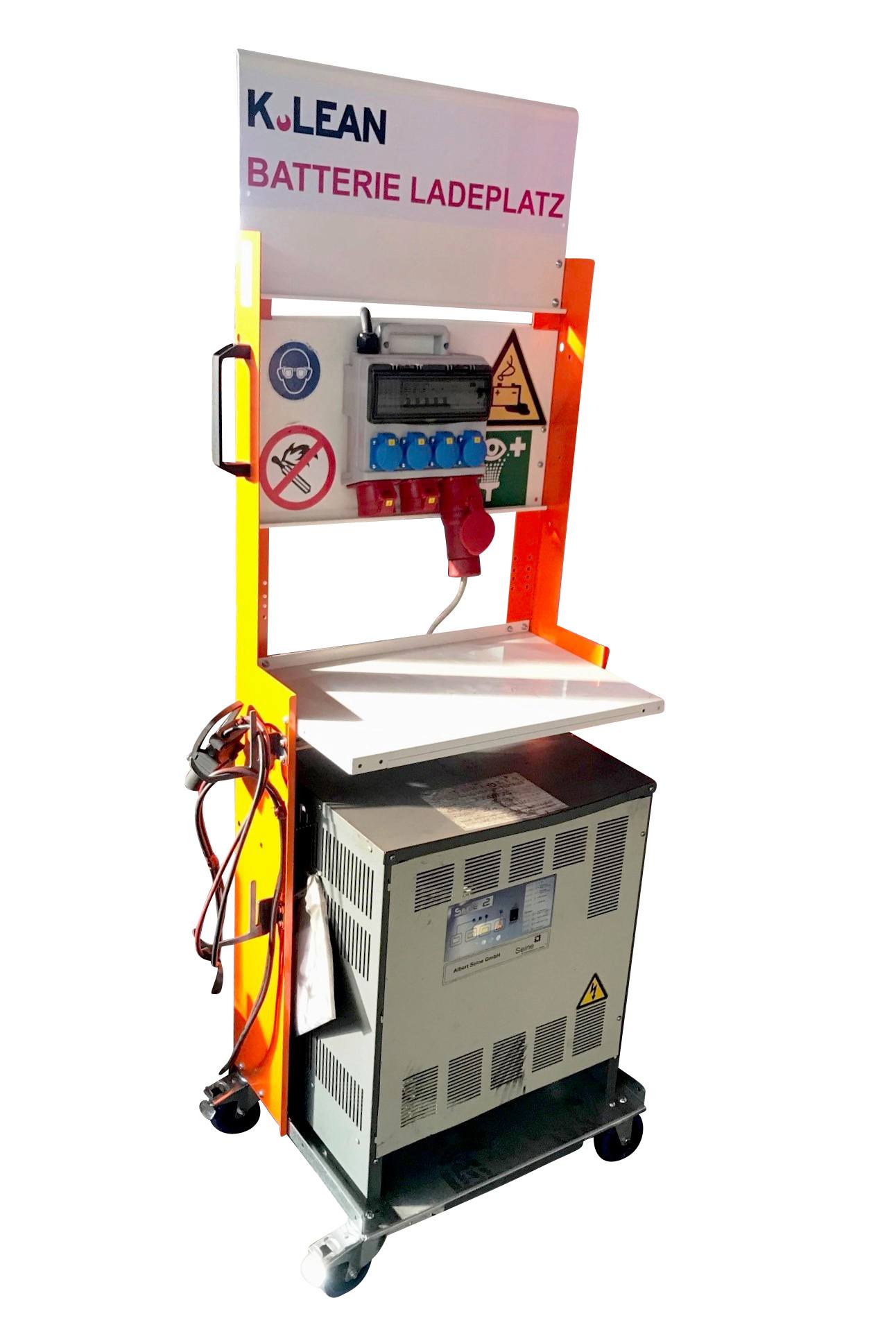 Stacja ładowania akumulatorów do wózków widłowych